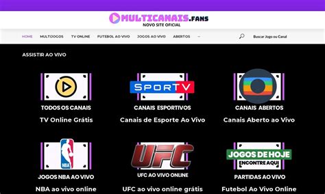 multicanais jogos ao vivo grátis